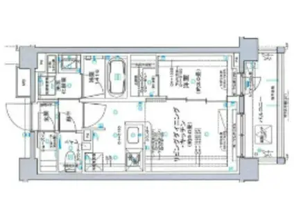 サクラコンフォルテ新綱島(1K/2階)の間取り写真