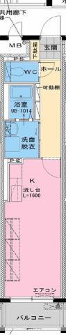 HASHIMOTO イースト MANSION(ワンルーム/5階)の間取り写真