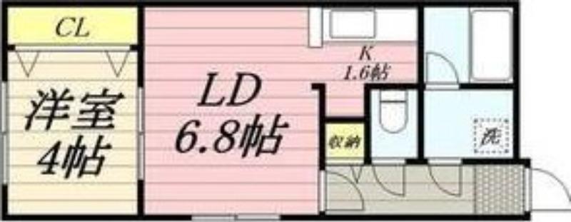 ラプレッツアグルーN12(1LDK/2階)の間取り写真