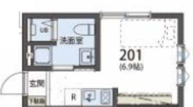 SIESTAVILLA練馬高野台TERRAVENE(ワンルーム/2階)の間取り写真