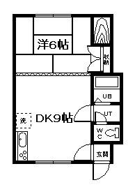 第二協和MS(1DK/2階)の間取り写真