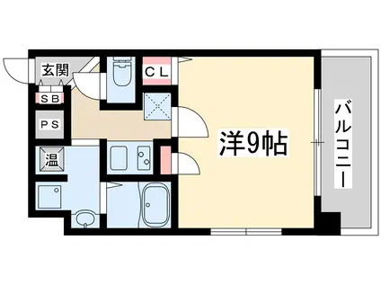 アドバンス新大阪シティライフ(1K/4階)の間取り写真