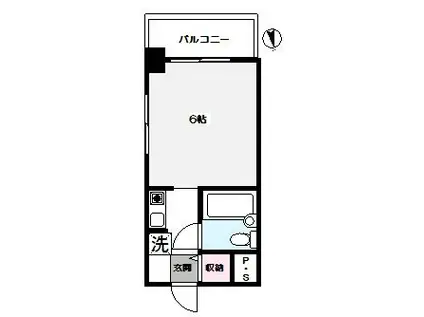 南阿佐ヶ谷シティハウス(1K/7階)の間取り写真