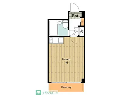 スターハイツ三鷹(ワンルーム/5階)の間取り写真