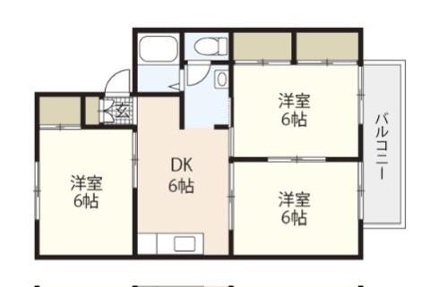 BRIGHT HIGHT(3LDK/1階)の間取り写真