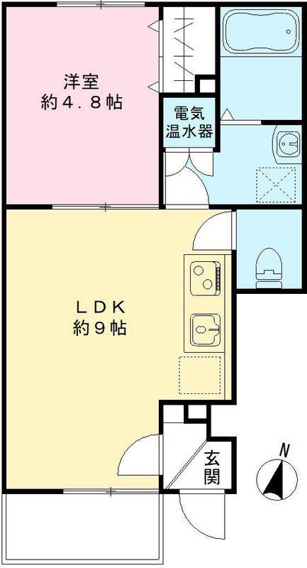 サンクラベール(1LDK/1階)の間取り写真
