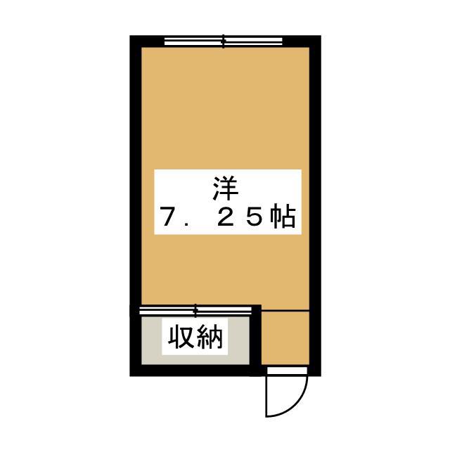 南行徳サンビレッジ(ワンルーム/2階)の間取り写真