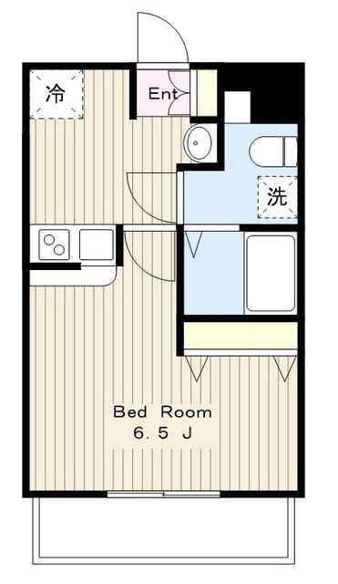 S-FORT玉川学園前(1K/4階)の間取り写真