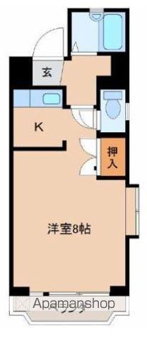 ハーバープレステージ(1K/5階)の間取り写真