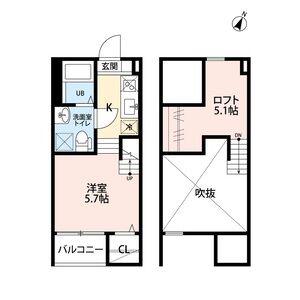 ST ZUCCA(ワンルーム/1階)の間取り写真