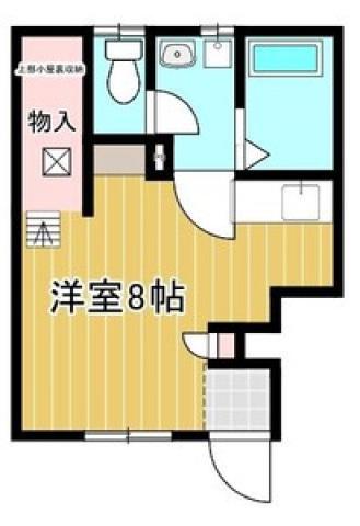 パークガーデン海老塚(ワンルーム/1階)の間取り写真