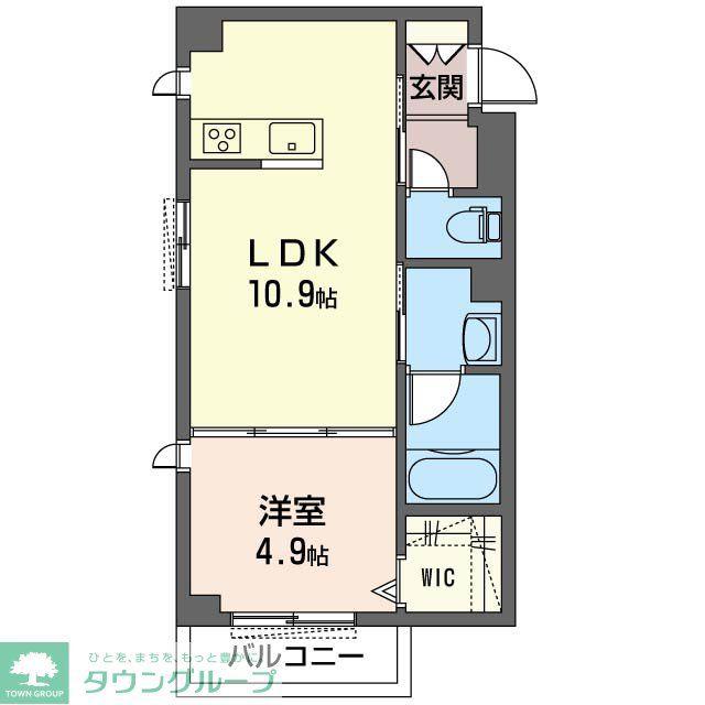 G8 TODOROKI(1LDK/2階)の間取り写真