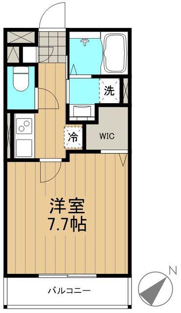 ATENA(1K/3階)の間取り写真