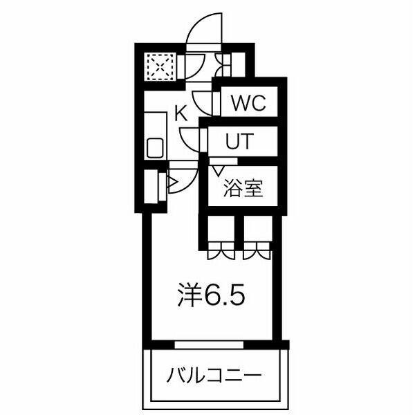 アルティザ淡路駅東(1K/11階)の間取り写真