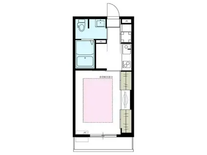 リブリ・アライ(1K/2階)の間取り写真