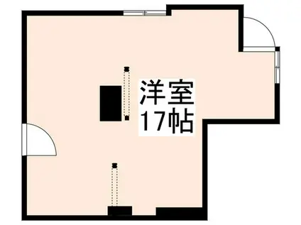 東尾久4丁目共同(ワンルーム/1階)の間取り写真