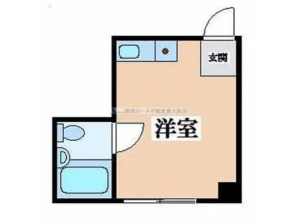 レジデンス小若江(ワンルーム/2階)の間取り写真