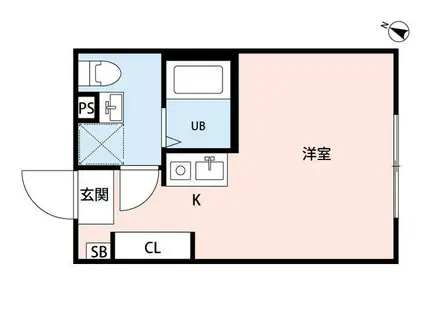 GOOD CRAFT KANAMACHI(ワンルーム/3階)の間取り写真