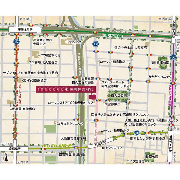 スプランディッド本町グラン(1LDK/15階)の間取り写真