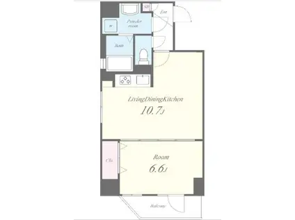 PINE WELLS パインウェルズ(1LDK/5階)の間取り写真