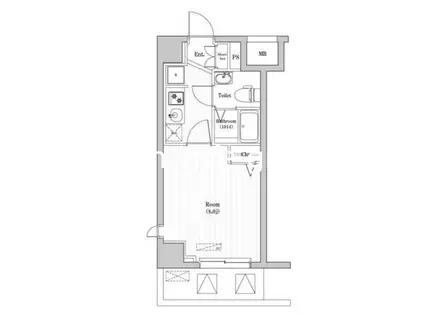 N-STAGE HON-ATSUGI SAKAECHO(1K/4階)の間取り写真
