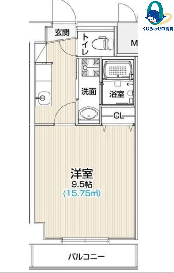 LIVES RESIDENCE 太閤通(1K/4階)の間取り写真