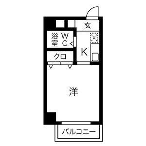 グレイス日比野(1K/7階)の間取り写真