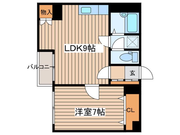 ラフィーネマルタ札幌(1LDK/3階)の間取り写真