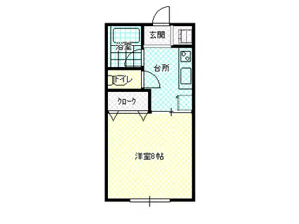 メゾン ドリーム(1K/1階)の間取り写真