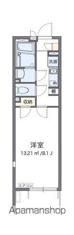 クレイノボンヌシャンス(1K/2階)の間取り写真