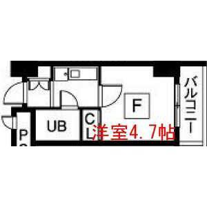 パルテノンリンデン(1K/7階)の間取り写真