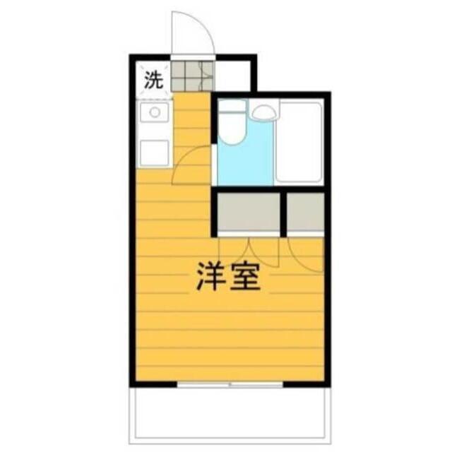 メゾンドポエート(ワンルーム/5階)の間取り写真