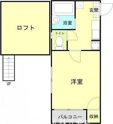 LA MAISON DE MARUSAN(1K/1階)の間取り写真