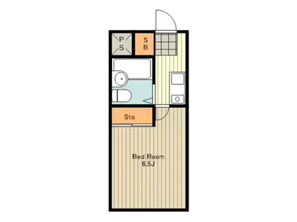 第三MKビル(1K/1階)の間取り写真