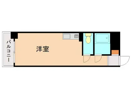 ロマネスク渡辺通南(ワンルーム/5階)の間取り写真