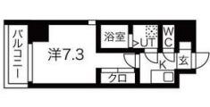 レクシア京橋DUO(1K/10階)の間取り写真