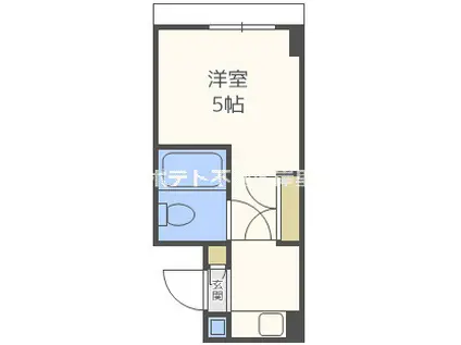 グランビルド平林(1K/3階)の間取り写真