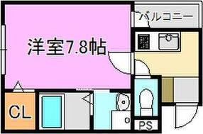 アッシュメゾン林寺(1K/1階)の間取り写真