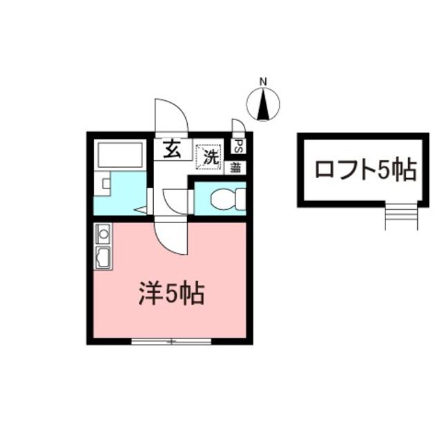 フォレスタ中央林間(ワンルーム/1階)の間取り写真