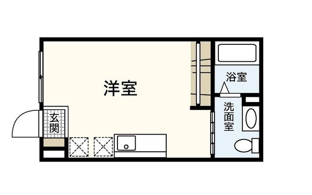 ソア長束(ワンルーム/1階)の間取り写真