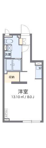 アルクSUNRISE(1K/2階)の間取り写真