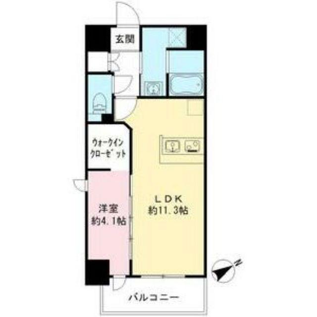 RITZ-KANO(1LDK/7階)の間取り写真