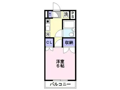 マルショウハイツ(1K/3階)の間取り写真