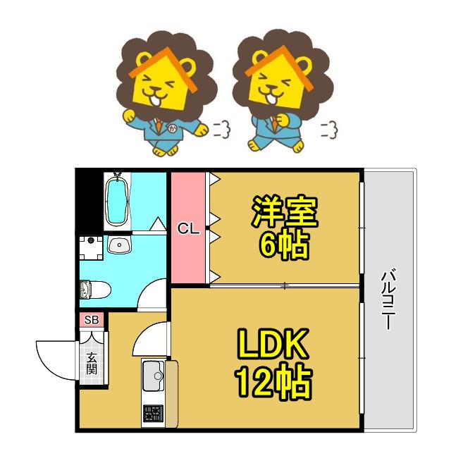 リッチモンド30(1LDK/3階)の間取り写真