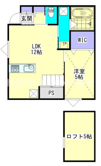 BETULLA(1LDK/1階)の間取り写真