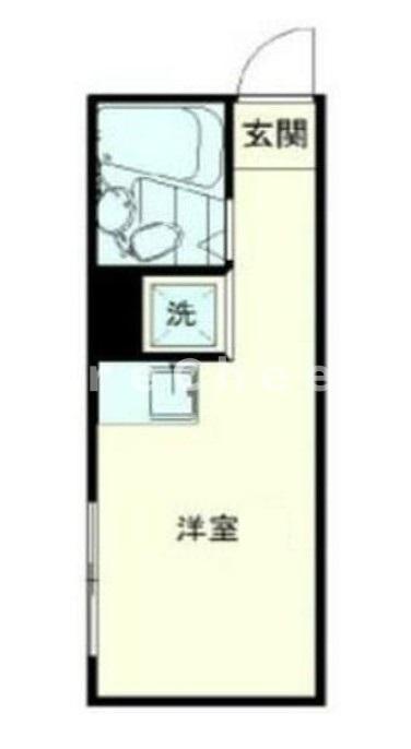GC西早稲田(ワンルーム/3階)の間取り写真