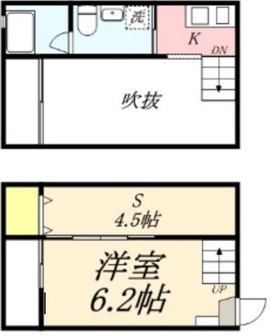 NEO CREST(1SK/1階)の間取り写真