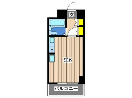 第2サンコート東戸塚(ワンルーム/3階)の間取り写真