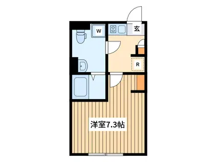 エイグラン 小田急相模原 2(1K/3階)の間取り写真