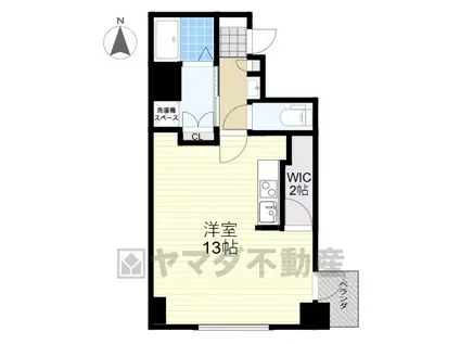 イースト CONCIE(ワンルーム/6階)の間取り写真